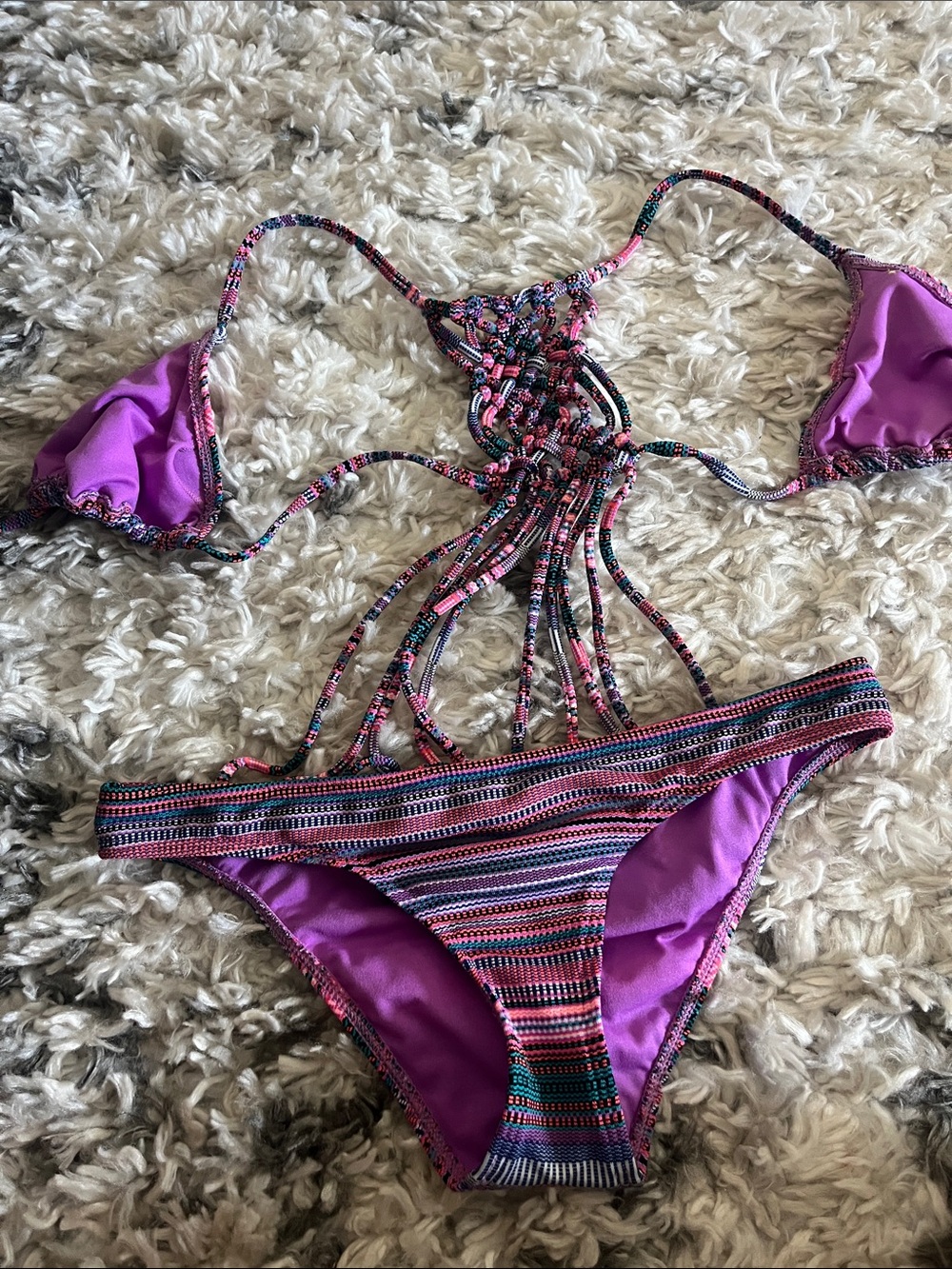 Roxy strappy bikini M - Picture 2 of 4